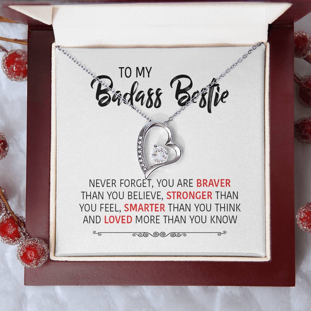 Perfect Gift For Bestie Forever Love Necklace
