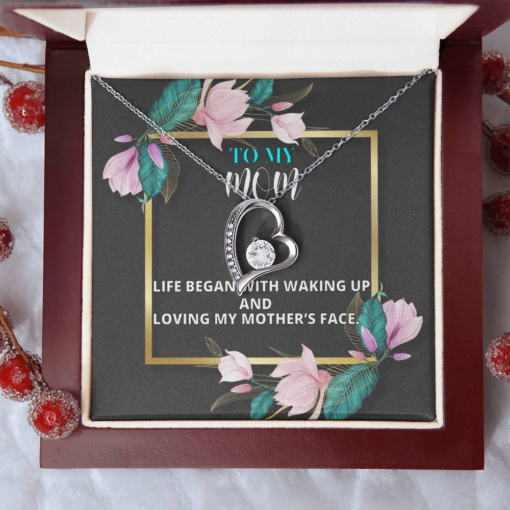 Forever Love Necklace With Message Card Forever Love Necklace