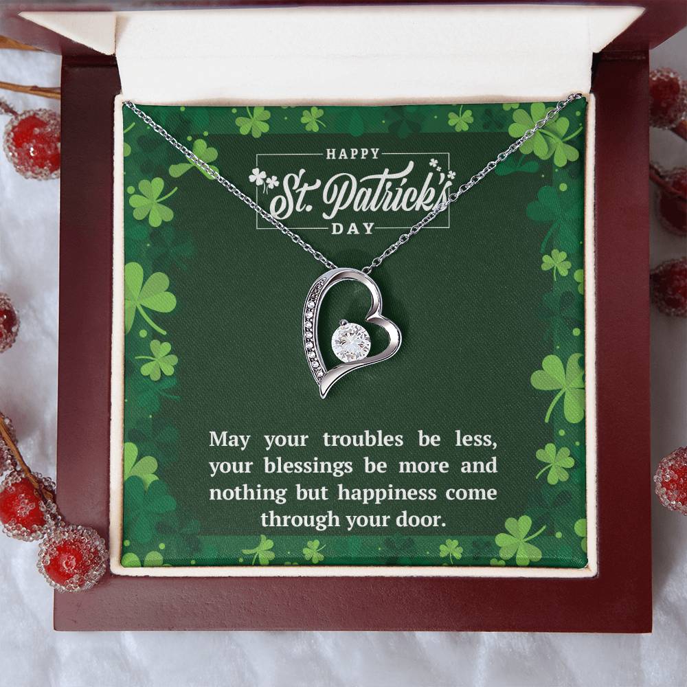 May Your Troubles Be Less Forever Love Necklace