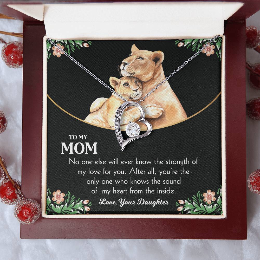 To My Mom 3 Forever Love Necklace