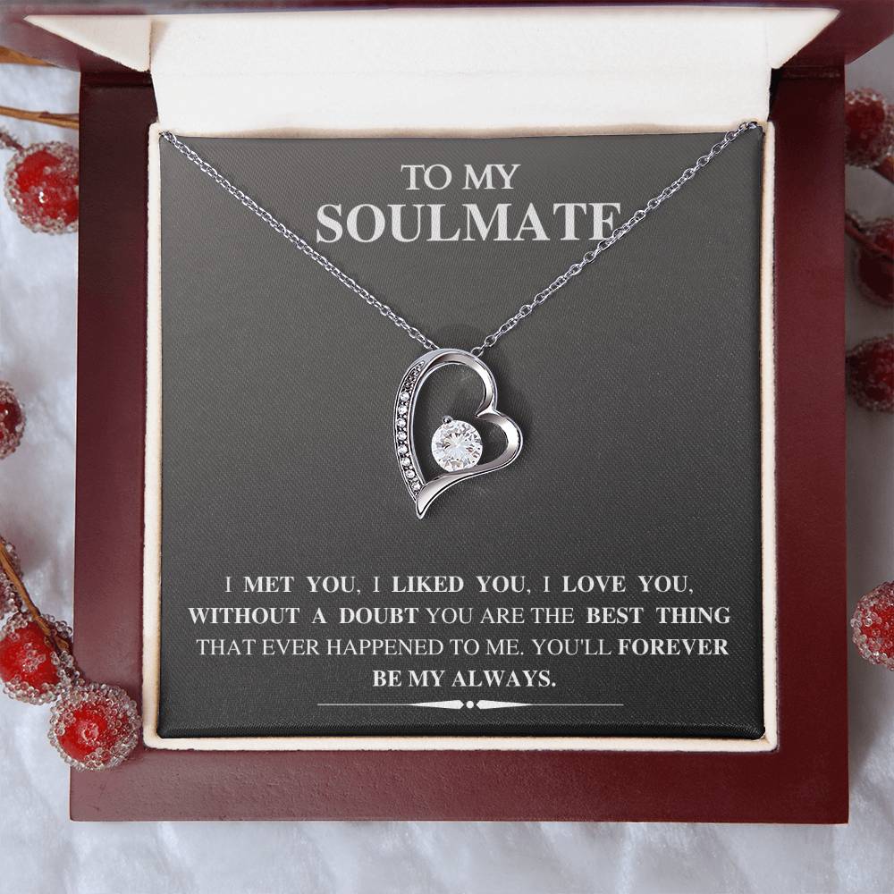 To My Soulmate - Forever Love Necklace 1 Forever Love Necklace