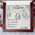 My Daughter - Keep Me In Your Heart -  Mom Forever Love Necklace