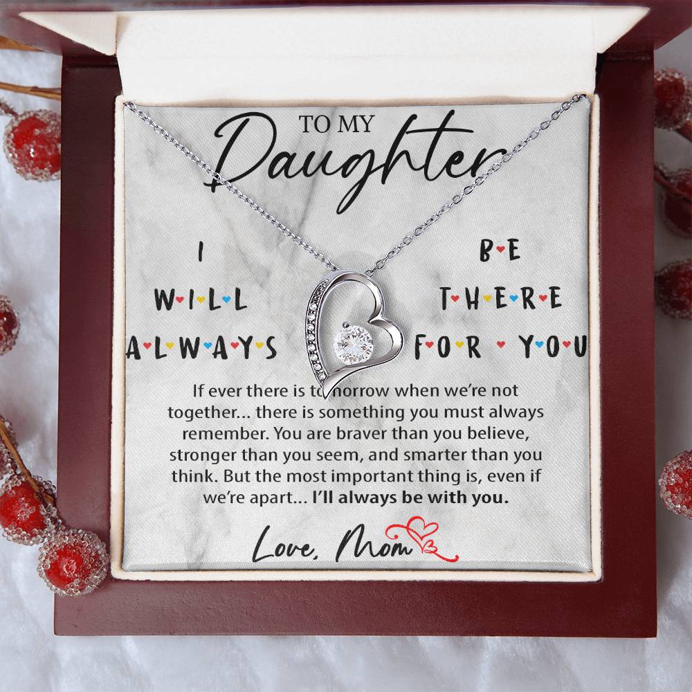 Necklace For Daughter From Mom Necklace For Daughter From Dad To My Daughter Necklace My Daughter Necklace Necklace For Daughter Forever Love Necklace
