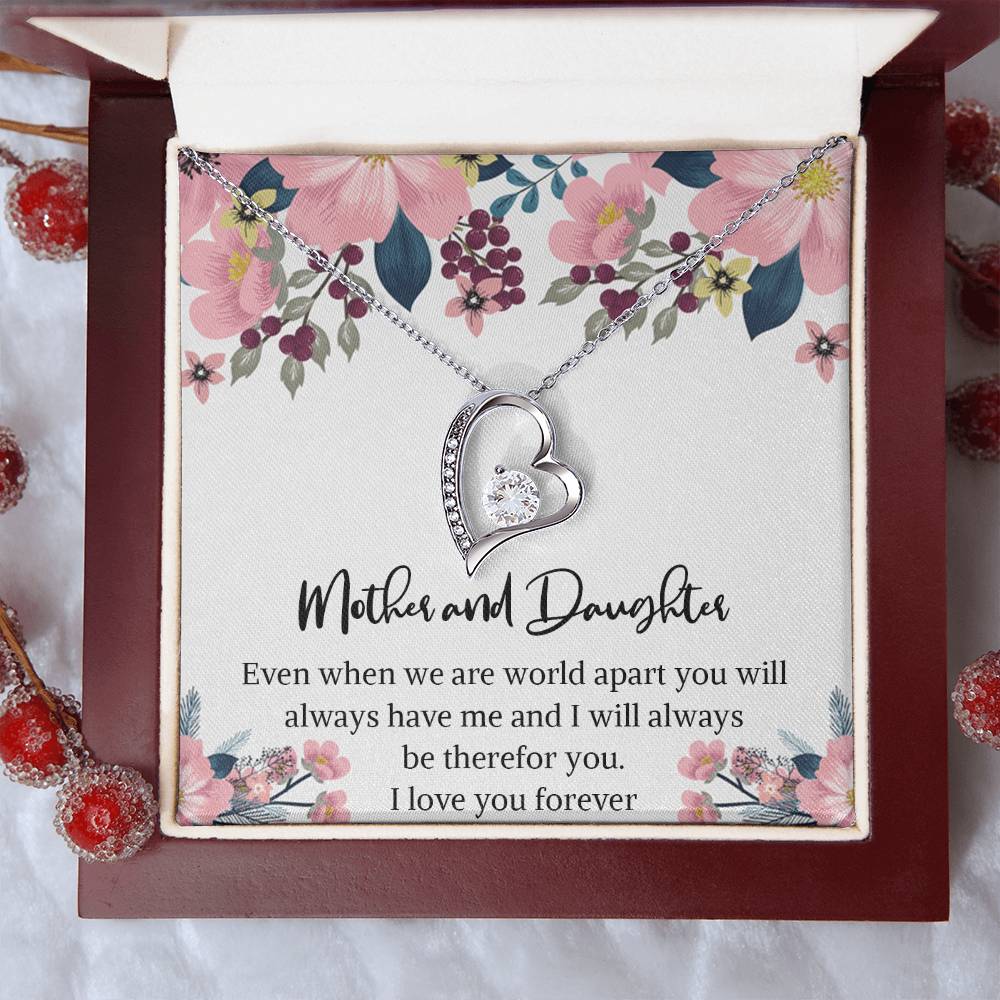 Mom And Daughter Necklace Mother Daughter Jewelry Mother Daughter Mother Daughter Necklace Mother & Daughter Gifts 1 Forever Love Necklace
