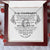 To My Granddaughter - I Will Always Be There For You Grandpa - Granddaughter Necklace Granddaughter Forever Love Necklace