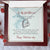 Gift For Valentines - Forever Love Necklace - To My Girlfriend Forever Love Necklace