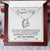 To My Wife Lifetime Spent With You Necklace With Message Card 1 Forever Love Necklace