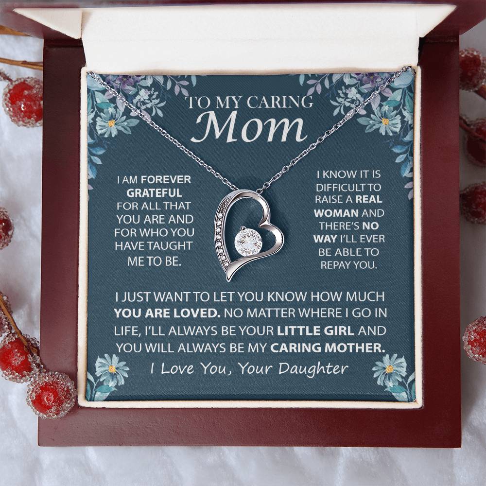 Mothers Day Heart Necklace Forever Love Mother Daughter 2 1 Forever Love Necklace