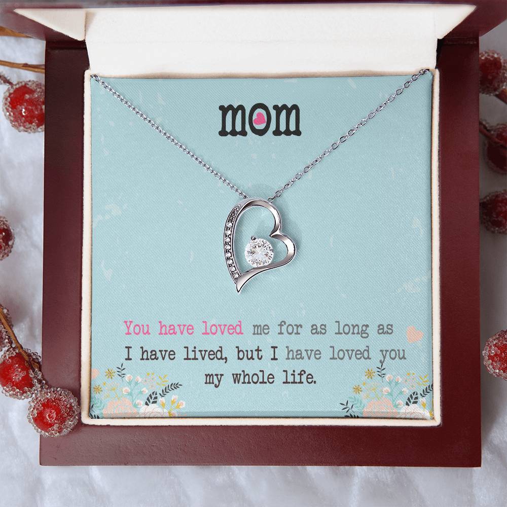 Perfect Gift For Mom On Mother's Day Forever Love Necklace