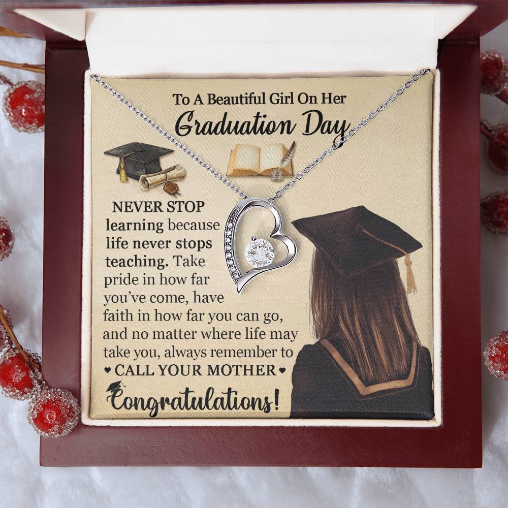 Graduation 2021 From Mother - Forever Love Necklace™ Forever Love Necklace