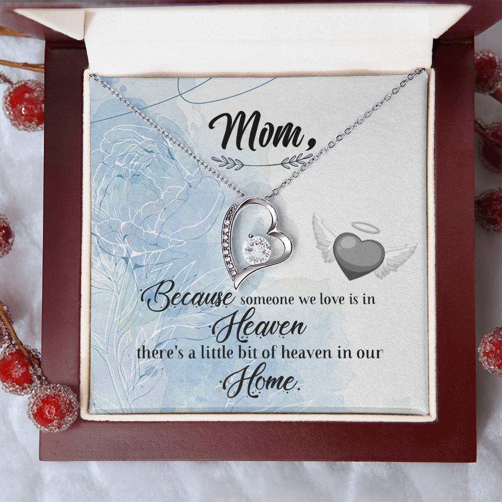 Mom Remembrance Angel Wing Dainty Necklacewing Necklace Mom Memorial Wing Necklace Angel Wing Necklace Loss Of Mom Remembering Mom Forever Love Necklace