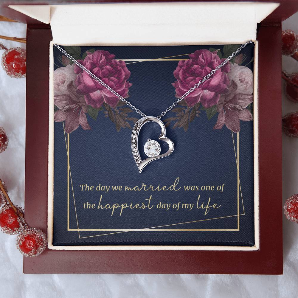 The Day We Married Forever Love Necklace