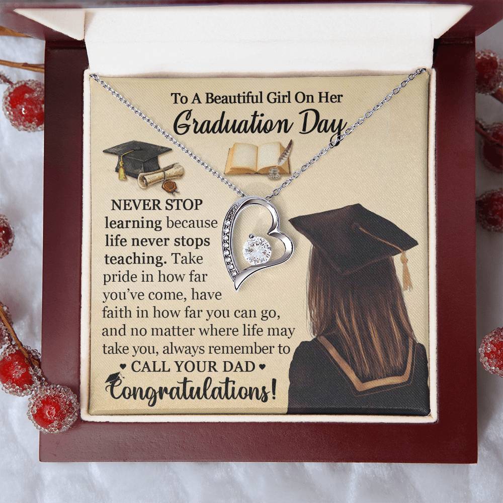 Graduation 2021 From Father - Forever Love Necklace™ Forever Love Necklace