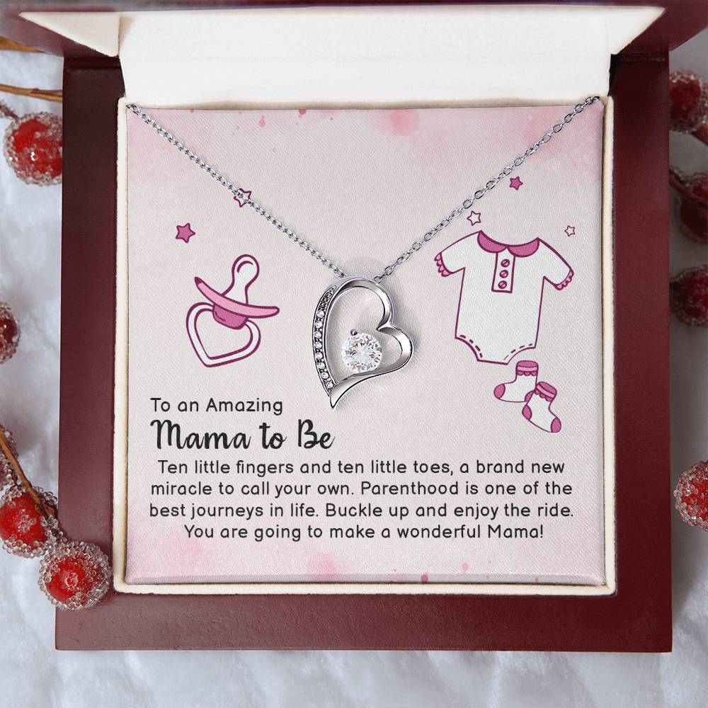 To An Amazing Mama To Be Forever Love Necklace