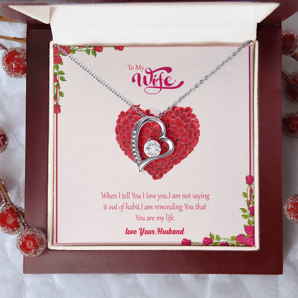 Gift For Wife You Are My Life Necklace 1 Forever Love Necklace