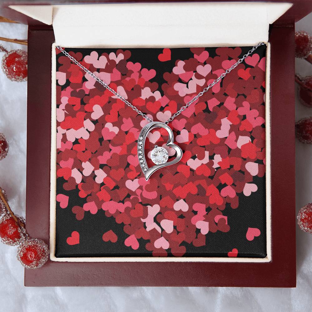 Heart Cluster 1 Forever Love Necklace