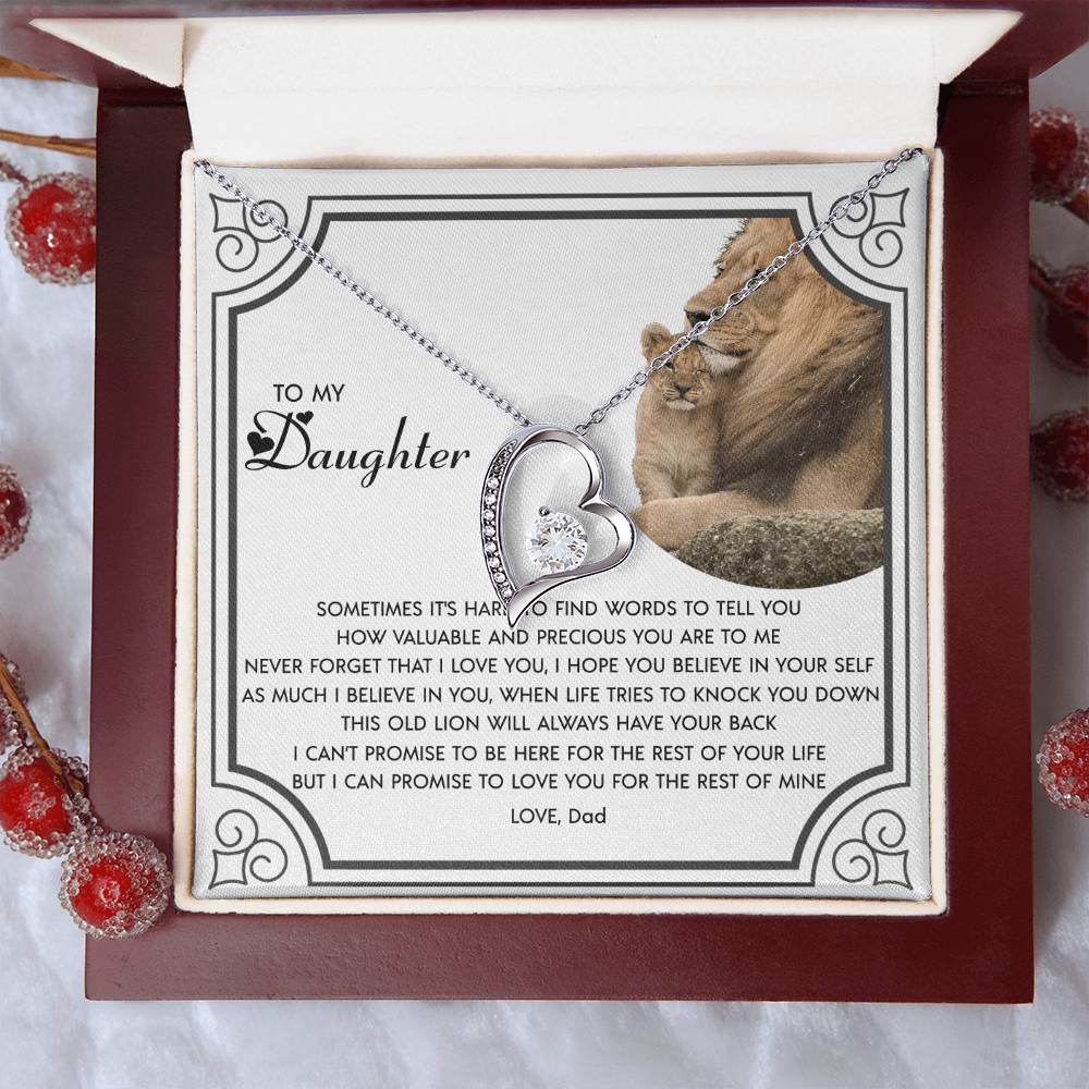 Daughter Gift Forever Love Necklace