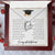 Congratulations I Am So Proud Of You Birthstone Necklace - Graduation Gift Necklace Graduation Gift For Her College Graduation Forever Love Necklace