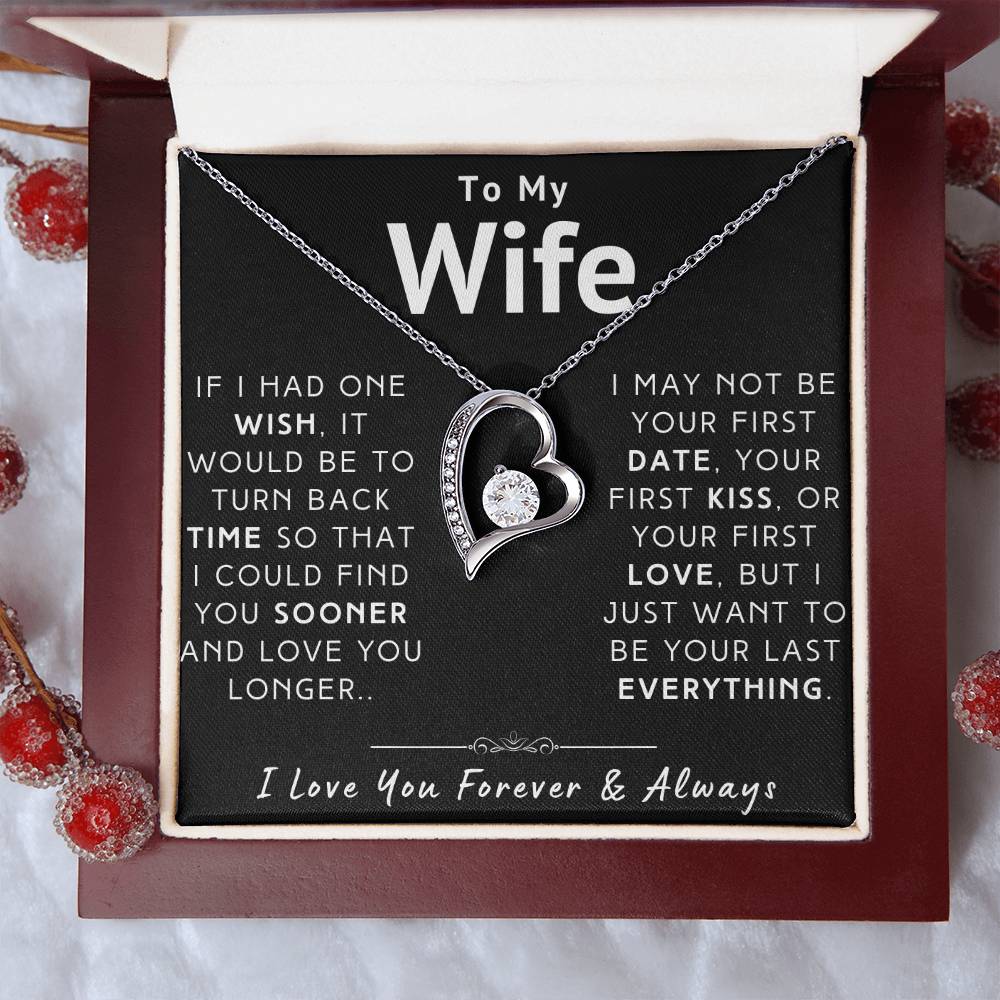 Wife Necklace Give The Gift They'll Always Remember 💕 1 Forever Love Necklace