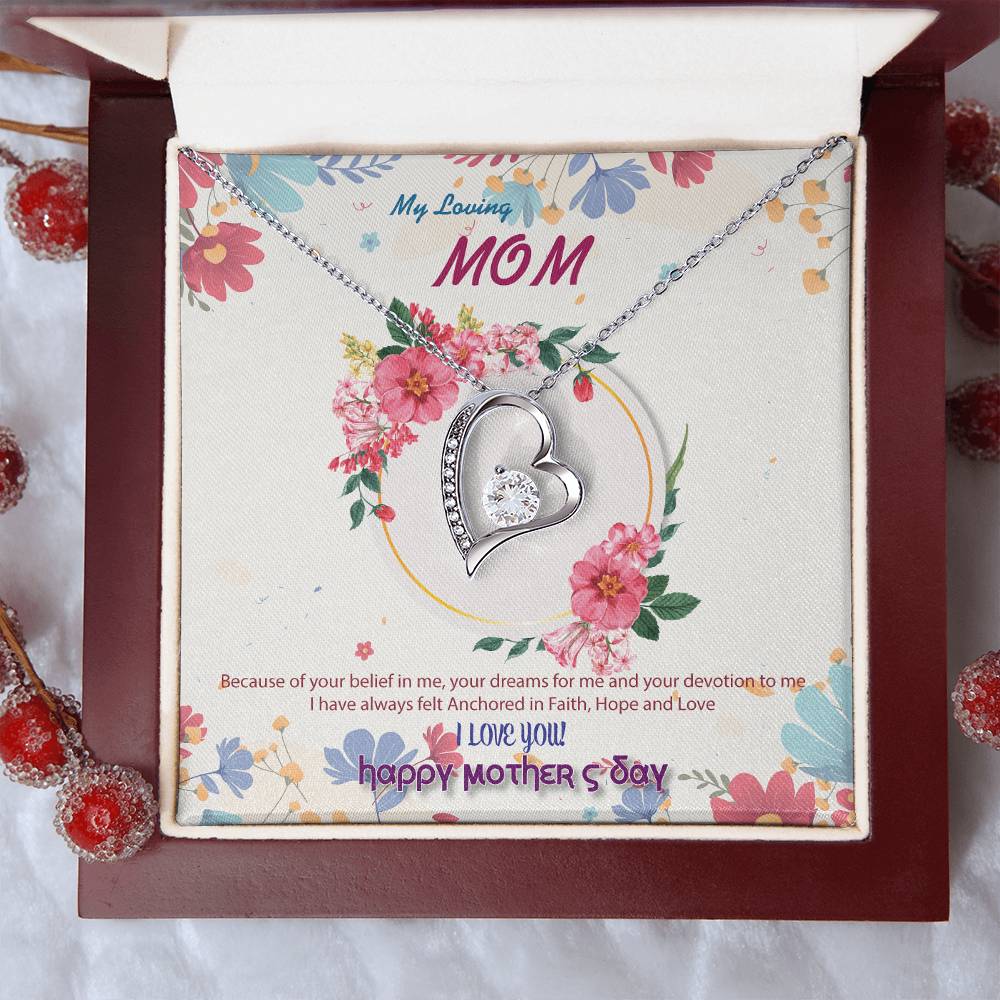 To My Mom Forever Love Necklace