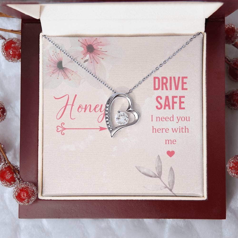 Hony Drive Safe I Need You Here With Me Forever Love Necklace