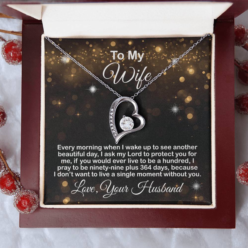 Gift For Wife Anniversary Birthday Gift For Wife From Husband Gift For Wife From Husband Forever Love Necklace