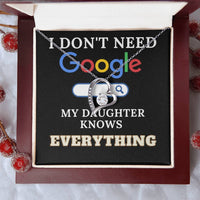 The Perfect Gift For Smart Daughters Forever Love Necklace
