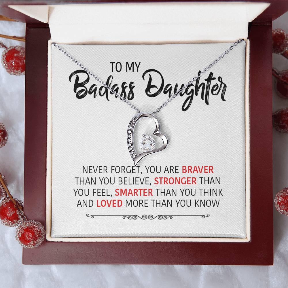 Perfect Gift For Your Daughter Forever Love Necklace
