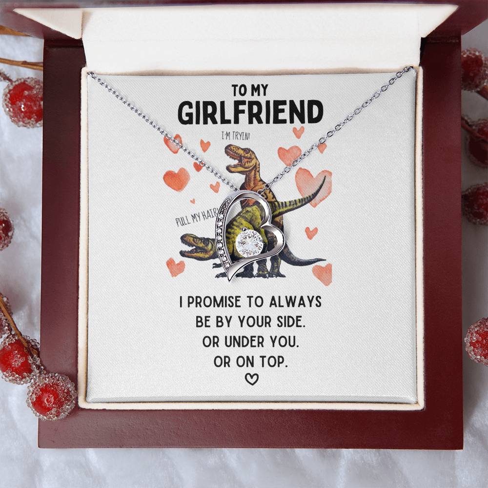 To My Girlfriend Always By Your Side Necklace 1 Forever Love Necklace