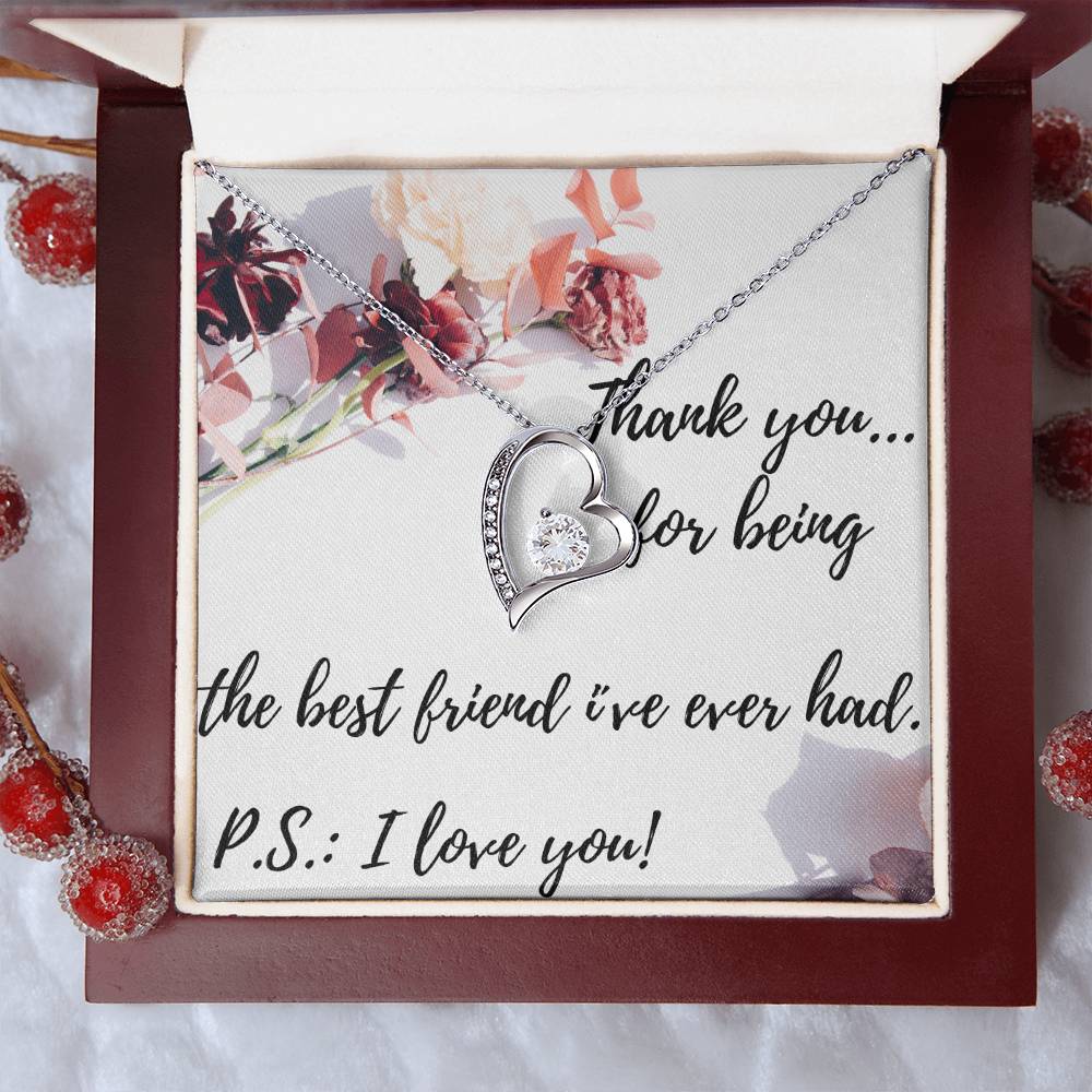 Heart Necklace I Love You Beautiful Customize Jewelry For Your Wife Girlfriend Bff Future Wife Forever Love Necklace