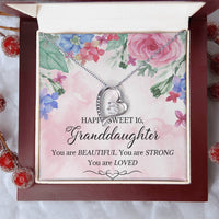 Granddaughter 16Th Birthday Granddaughter 16Th Birthday Necklace September Birthday Forever Love Necklacepersonalized Birthday Necklace Forever Love Necklace