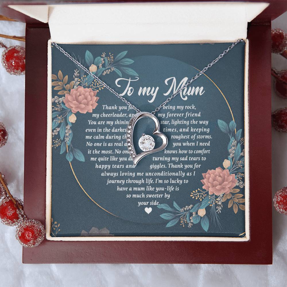 To My Mum Forever Love Necklace