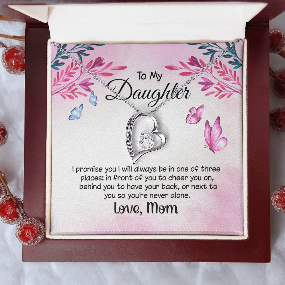 To My Daughter I Promise You Forever Love Necklace