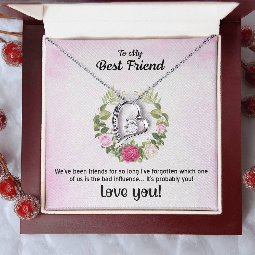 To My Best Friend Necklace Forever Love Necklace