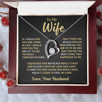Wife Gift, Love And Light Forever Love Necklace Forever Love Necklace