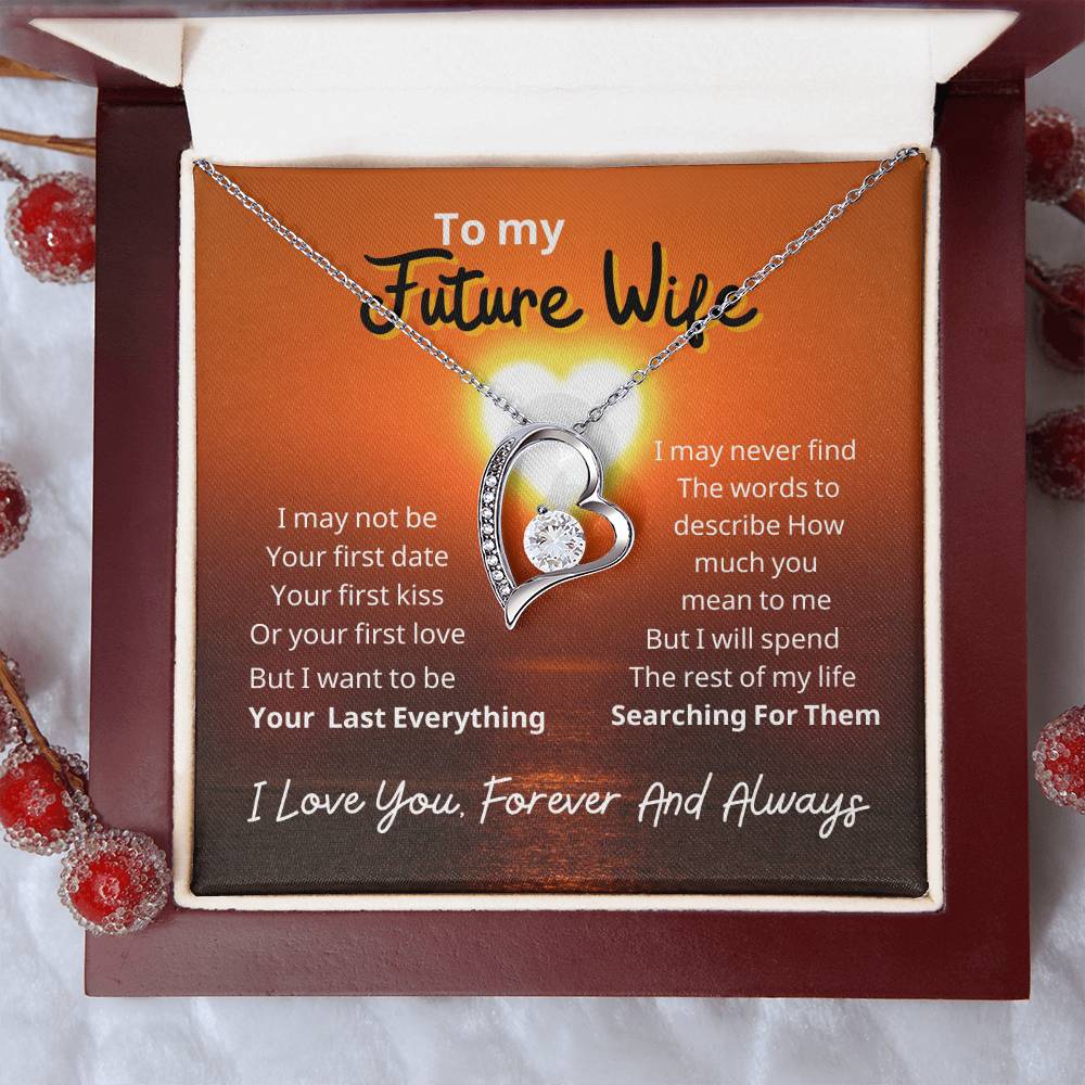 To My Future Wife I Love You To My Wife Necklace Gift Anniversary Gift Gifts For Her Valentines Gift For Wife Birthday Gift Forever Love Necklace