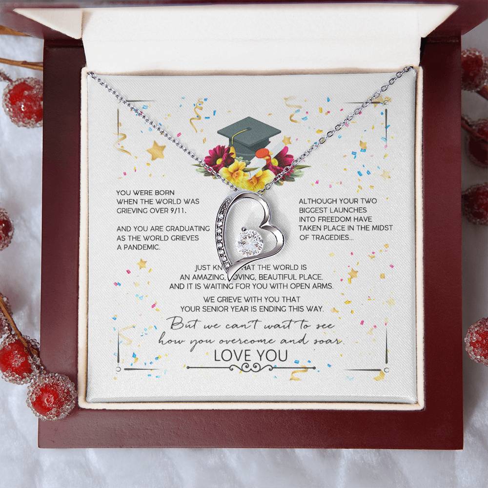 Graduation Gift For Daughter Class Of 2022 Necklace Class Of 2022 Necklace Jewelry Gift Graduation Gift For Daughter Forever Love Necklace
