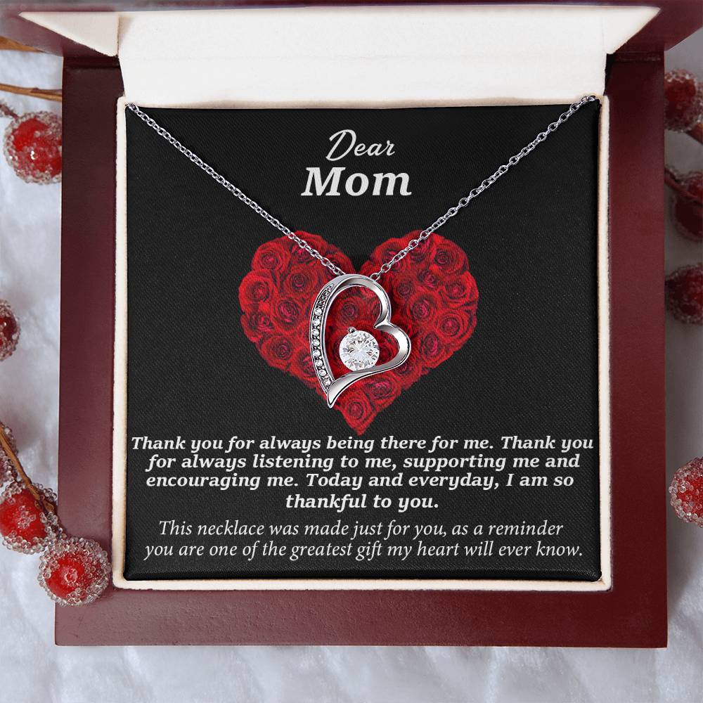 I Am So Thankful Mom Forever Love Necklace