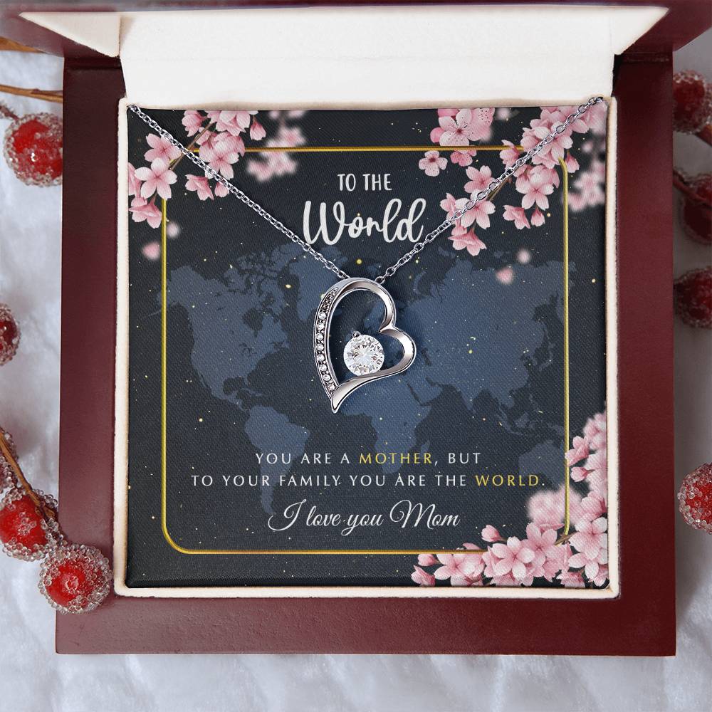 To The World  Necklace Forever Love Necklace