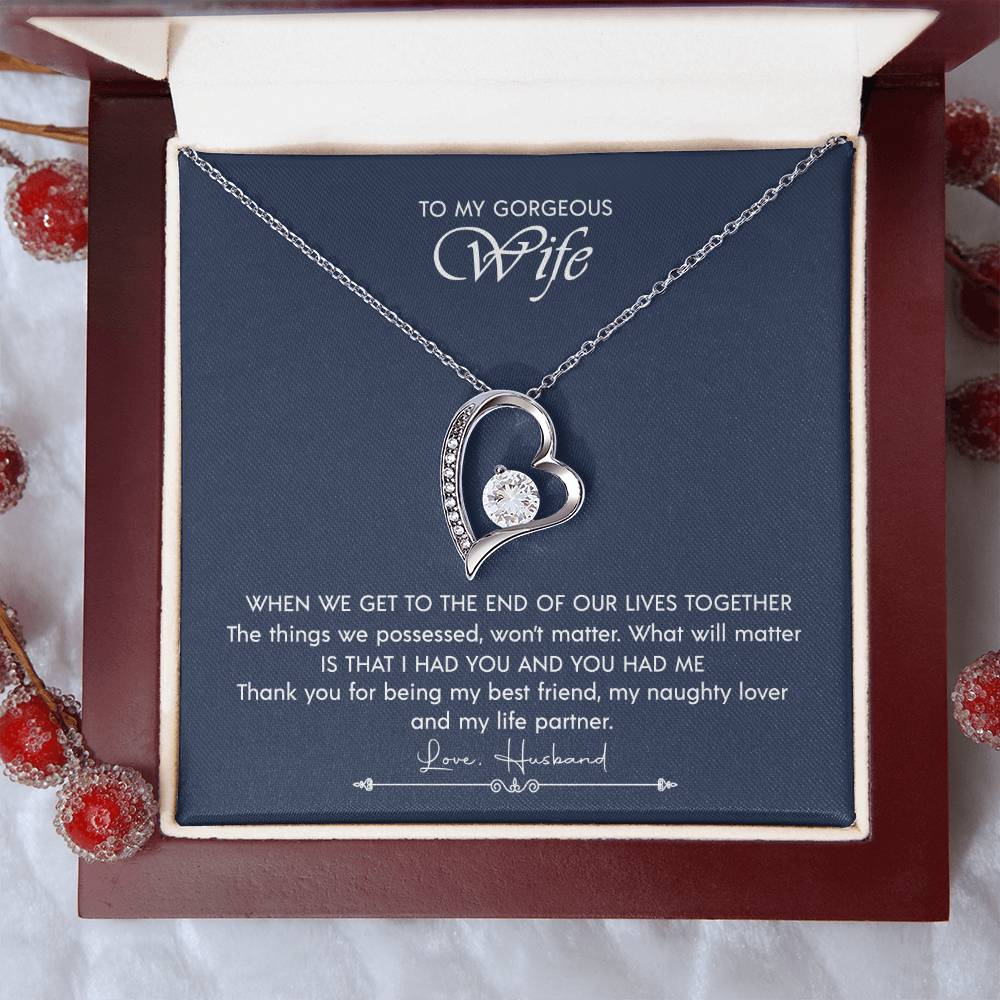 Perfect Necklace For Your Wife ❤️ Forever Love Necklace