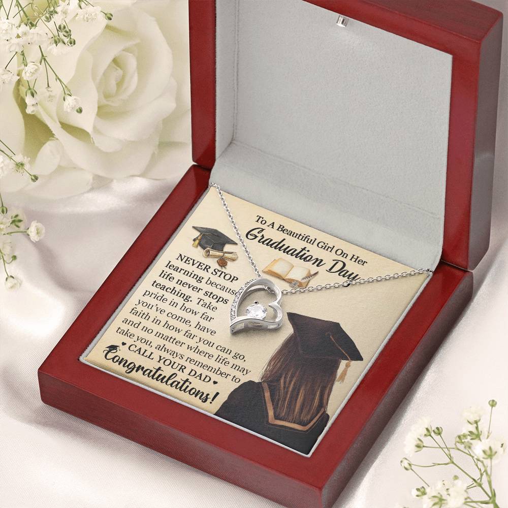 Graduation 2021 From Father - Forever Love Necklace™ Forever Love Necklace
