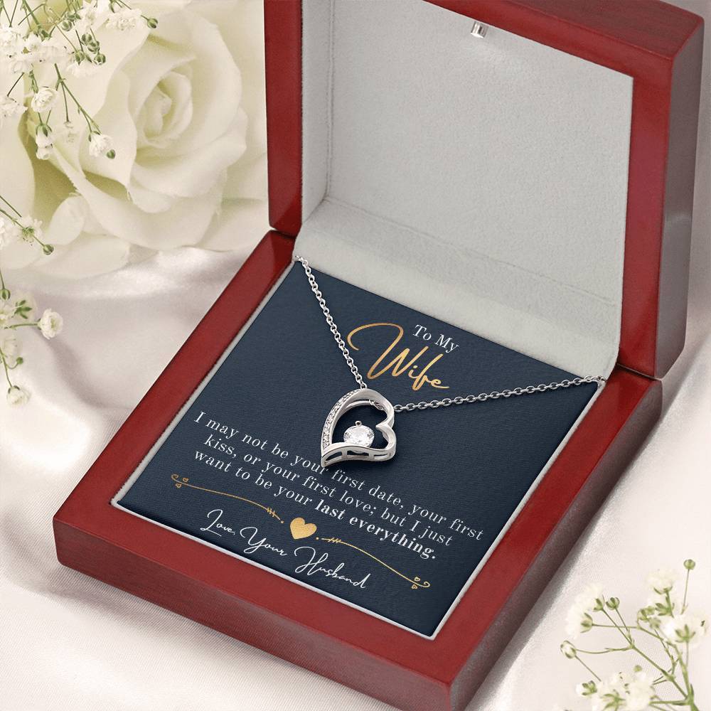 To My Future Wife Necklace Forever And Always Necklace Future Wife Gift Engagement Gifts For Fiance Future Wife Jewelry Heart Forever Love Necklace