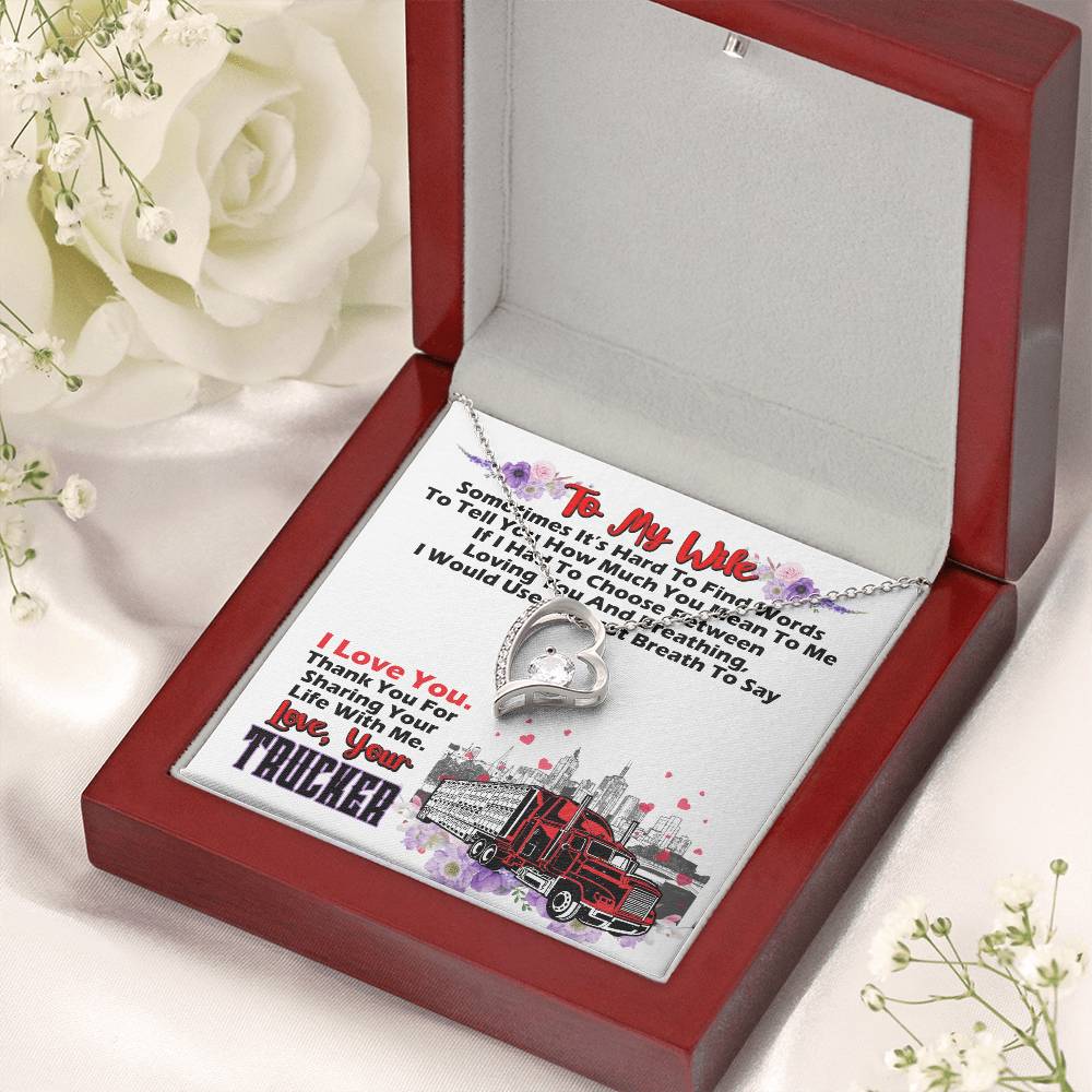 Trucker's Wife 2 1 1 Forever Love Necklace