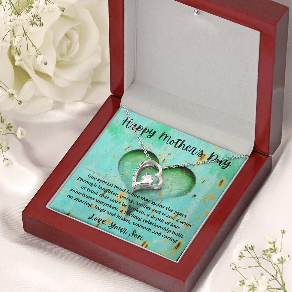 Happy Mother's Day Forever Necklace Love Your Son 1 Forever Love Necklace