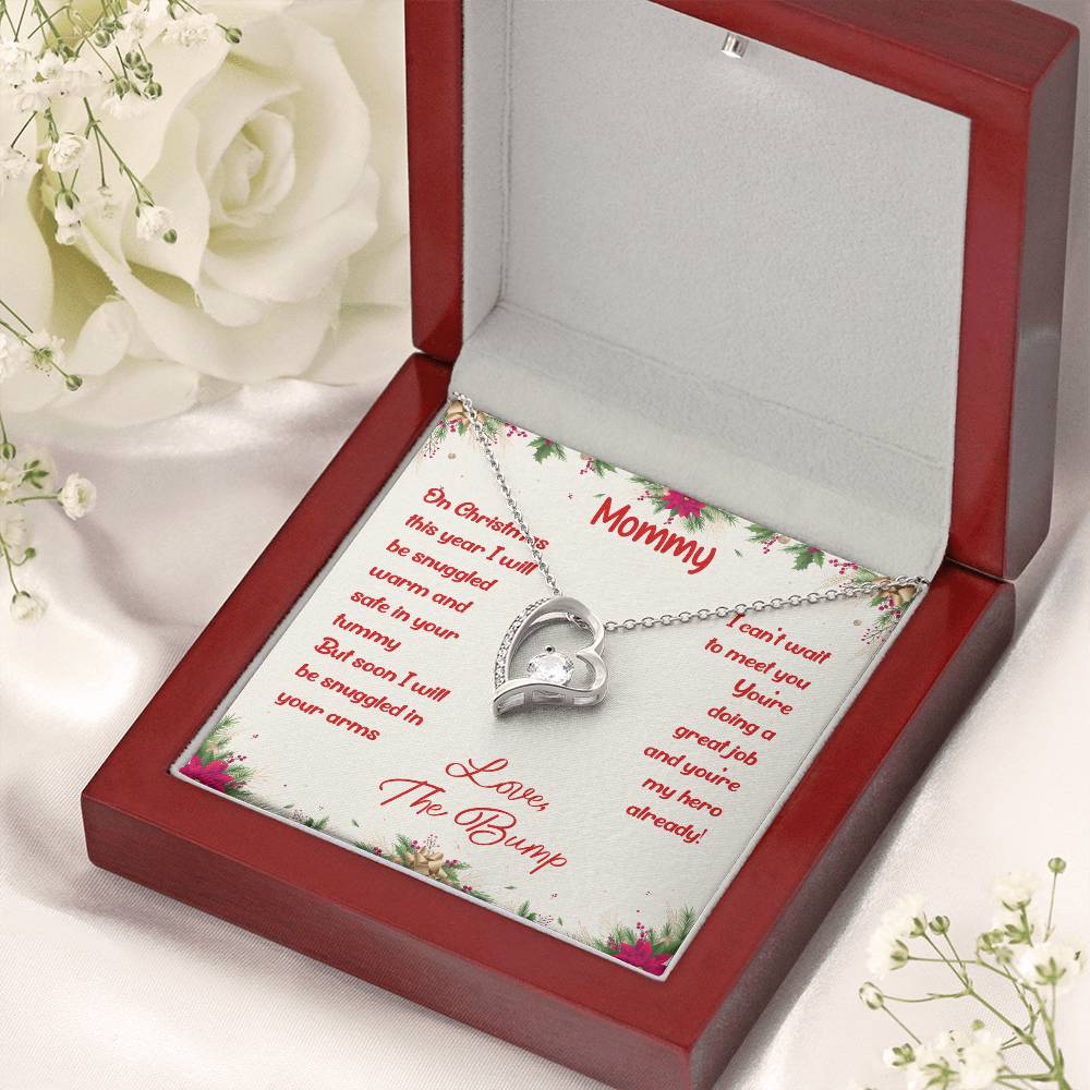 First Christmas Necklace New Mom Mother's Day Gift First Time Mom Gift New Mom Gift Jewelry Gift For New Mom Necklace Forever Love Necklace