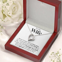 To My Wife One Thing In Life Necklace 1 Forever Love Necklace