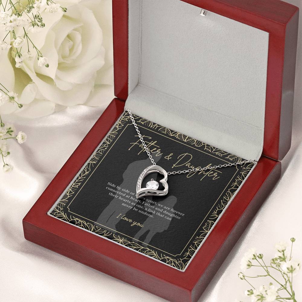 Father And Daughter 1.8 Forever Love Necklace