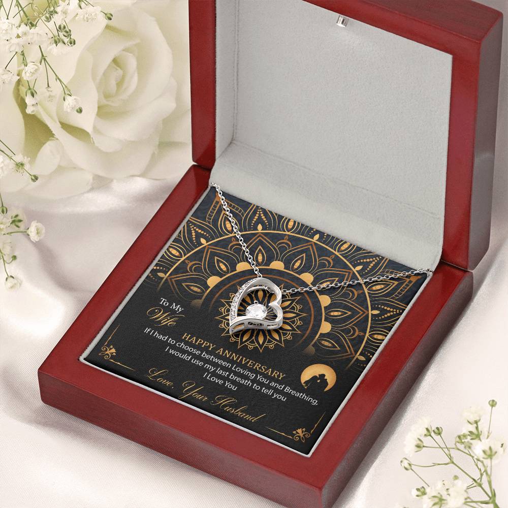 Anniversary Gifts For Wife Forever Love Necklace