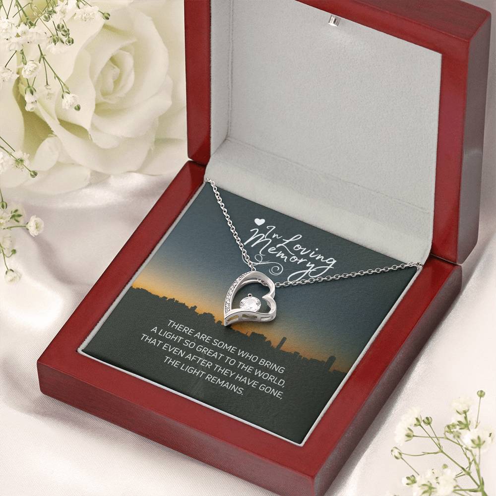 In Loving Memories Forever Love Necklace