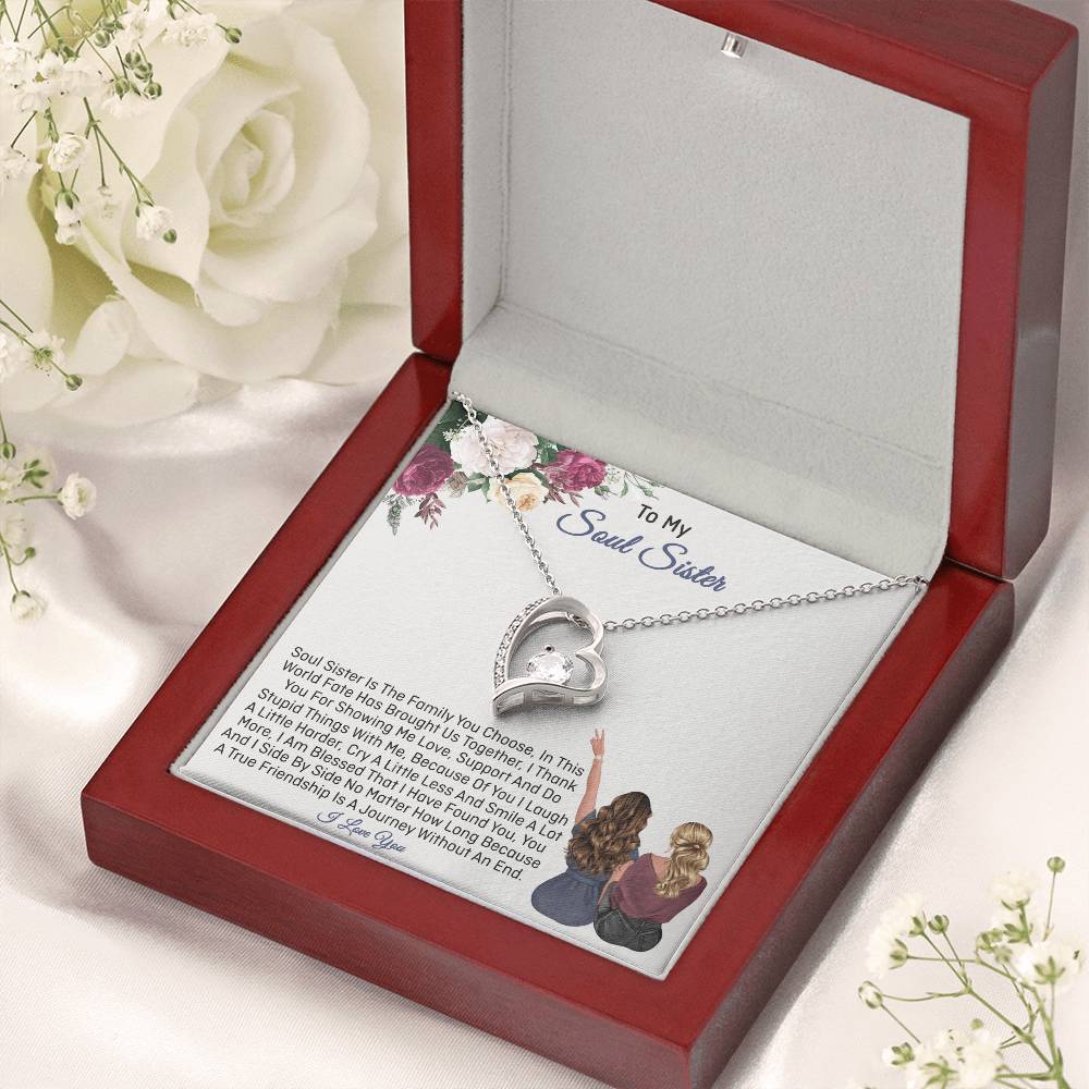Soul Sister Gifts Sister Necklace 1 Forever Love Necklace